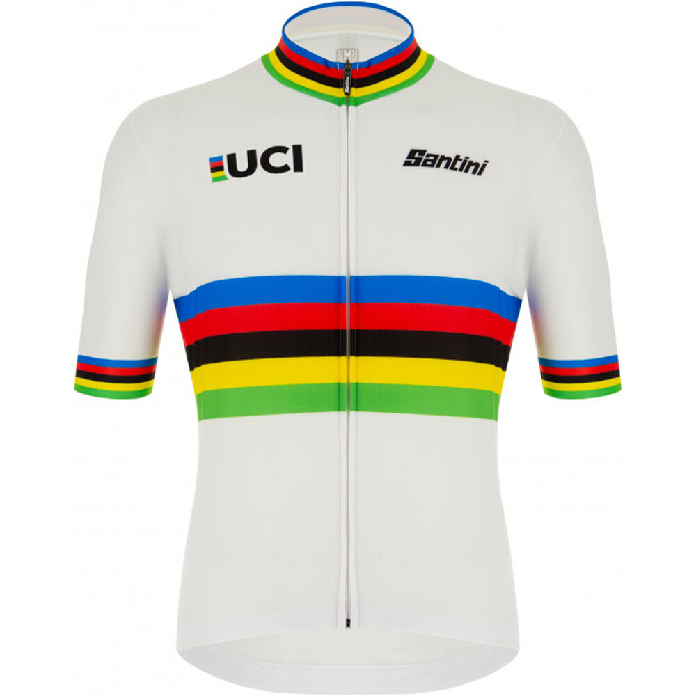 MAILLOT CICLISMO HOMBRE UCI WORLD CHAMPION ECO JERSEY UCI OFFICIAL