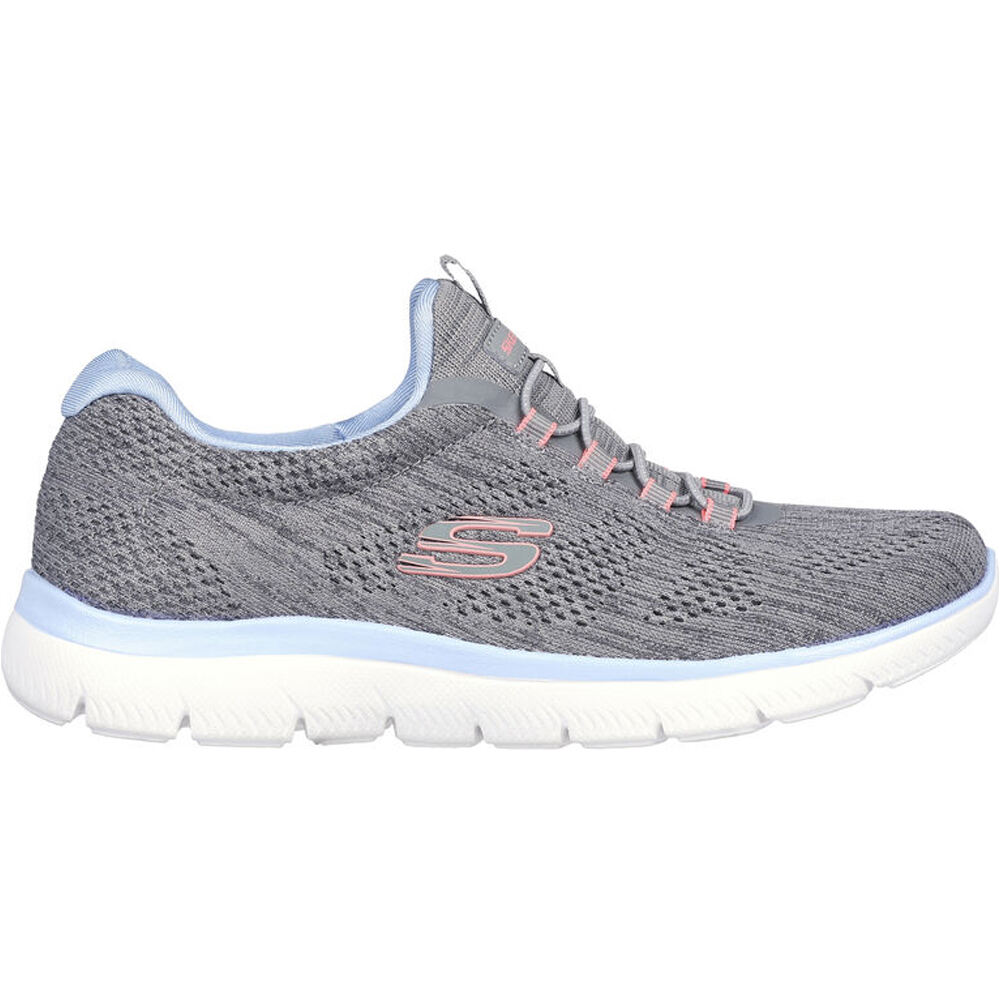 Skechers zapatillas fitness mujer SUMMITS - FUN FLARE lateral exterior