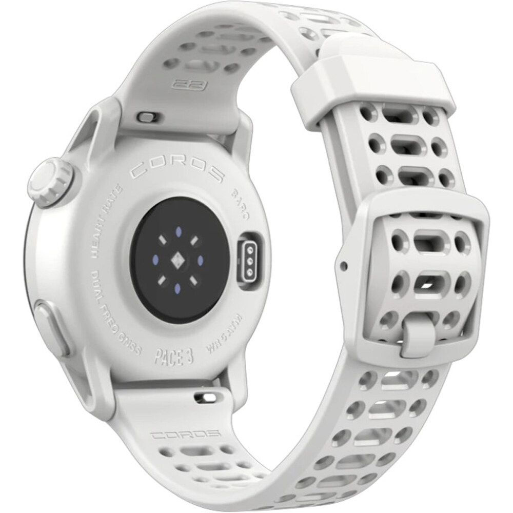 Coros pulsómetros con gps COROS PACE 3 GPS Sport Watch White w/ Silicone Band 01