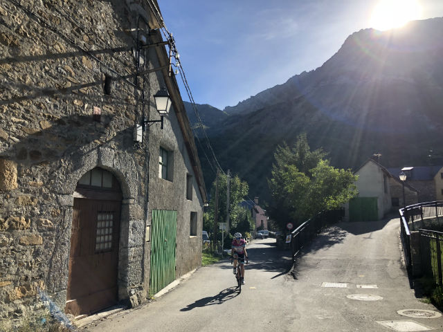 Jaca en bicicleta