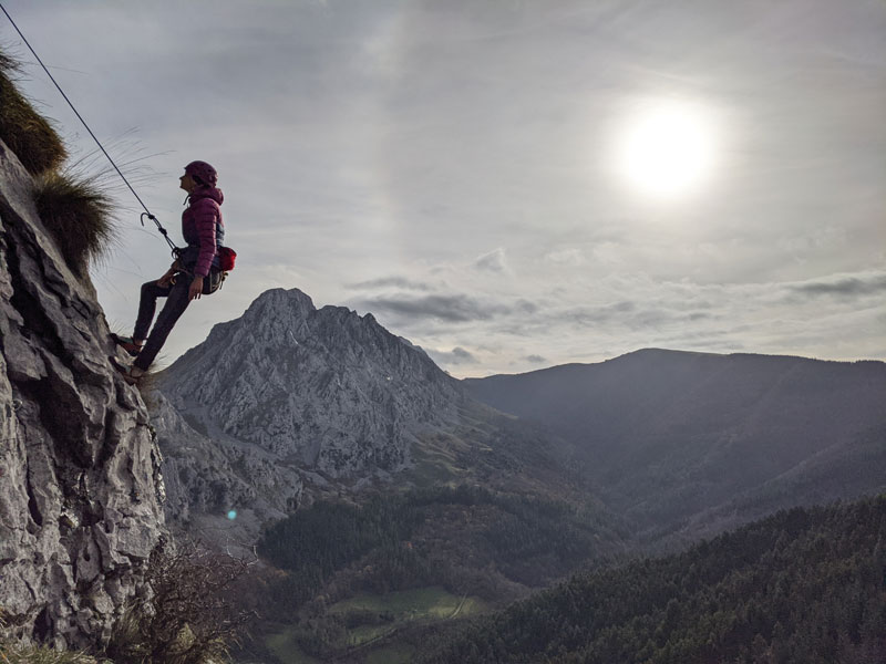 Escalando en Euskadi