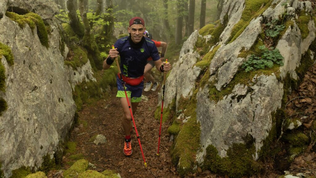 bastones de trail running