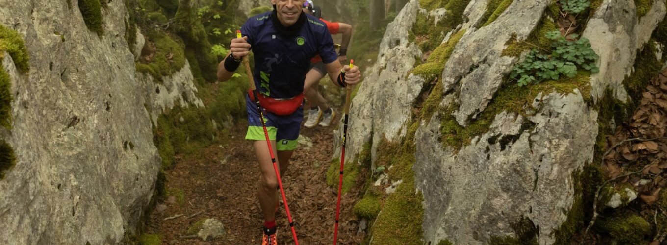 bastones de trail running