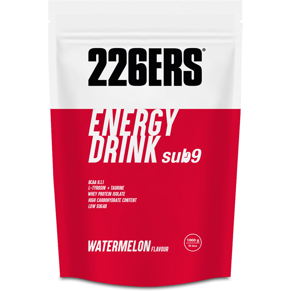 226ers Bebidas Energeticas ENERGY DRINK SUB-9 1KG WATERMELON vista frontal