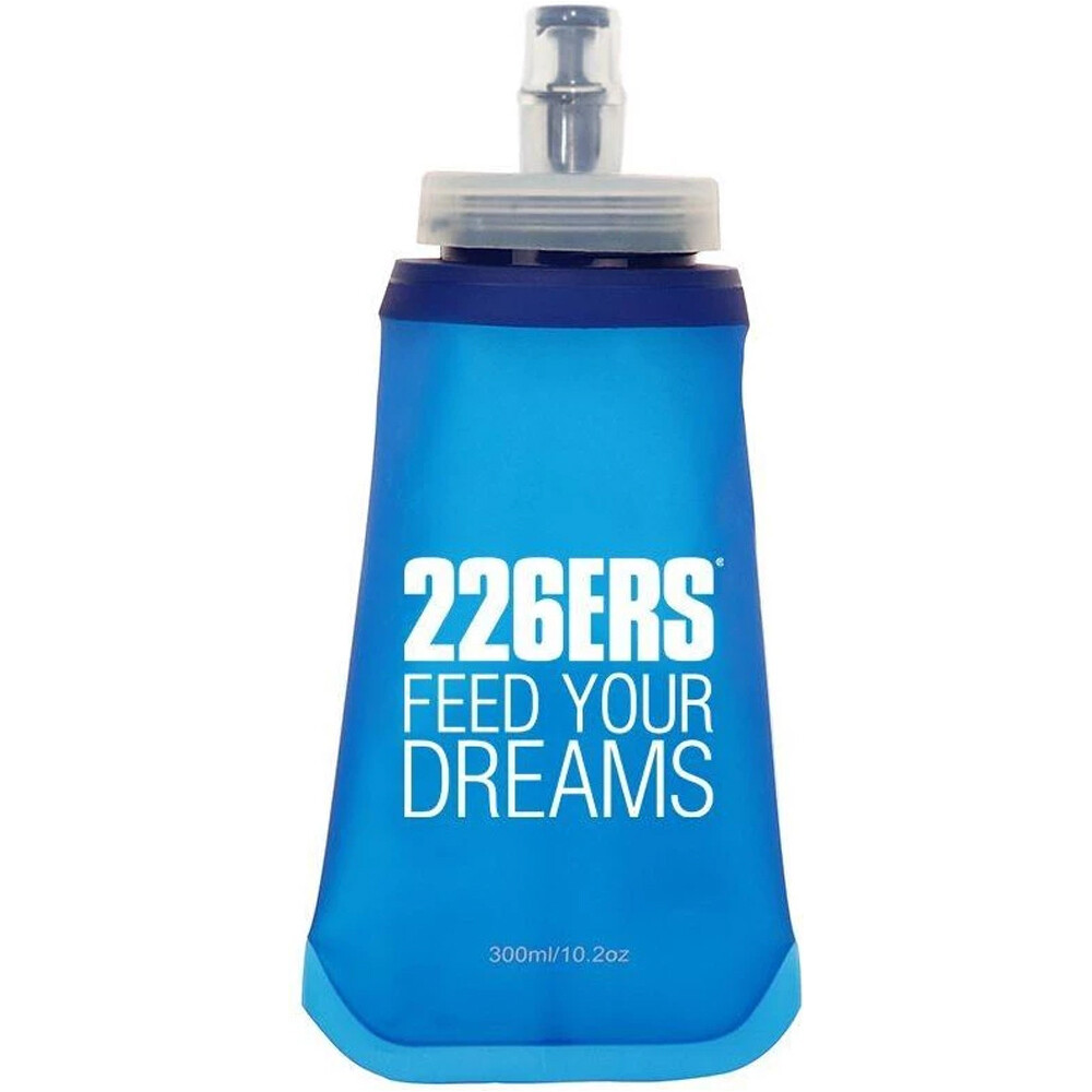 226ers Bidones SOFT FLASK WIDE BLUE 300 ML vista frontal