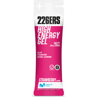 226ers energía instantánea HIGH ENERGY GEL SALTY STRAWBERRY vista frontal