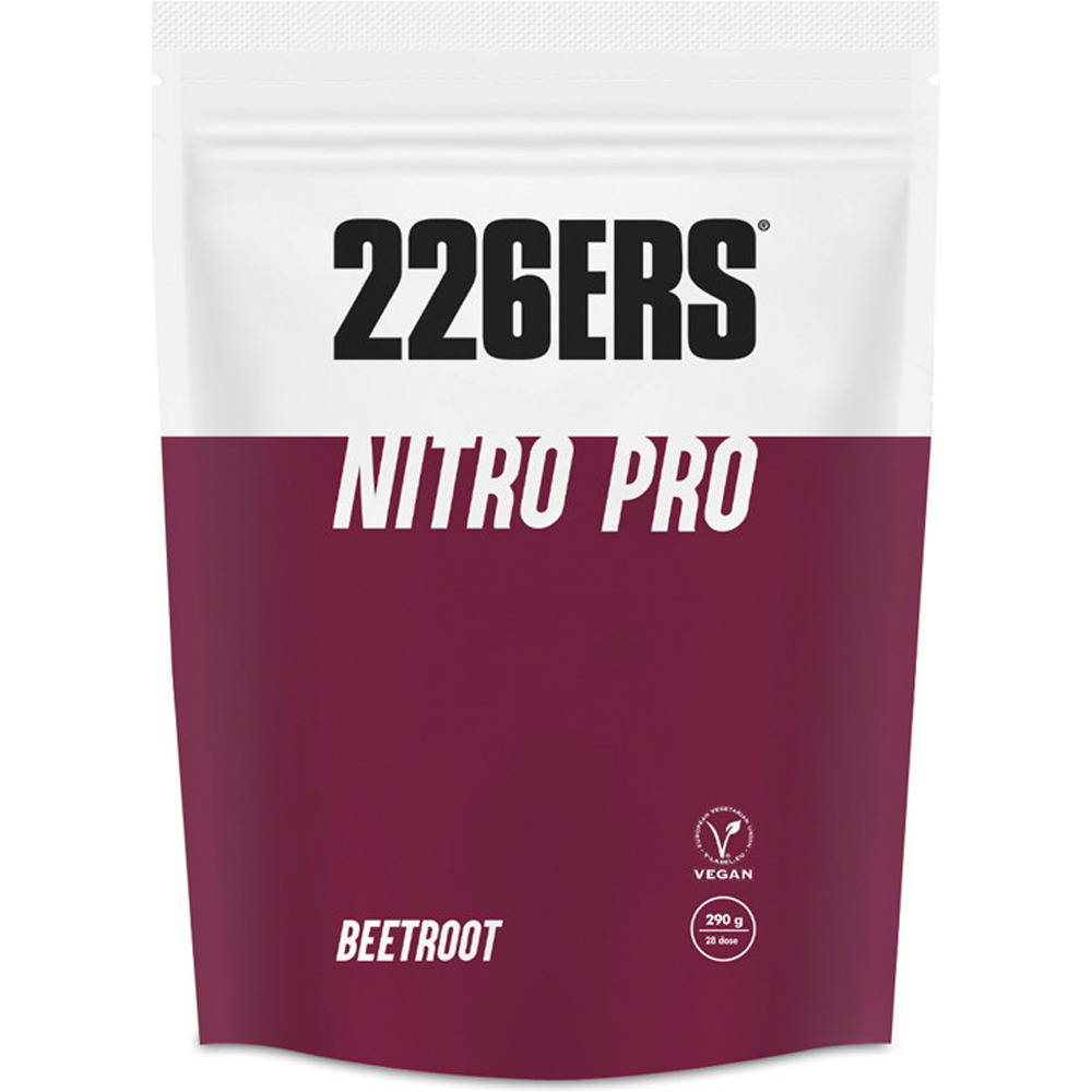 226ers hidratación NITRO PRO - REMOLACHA PESO 290G vista frontal