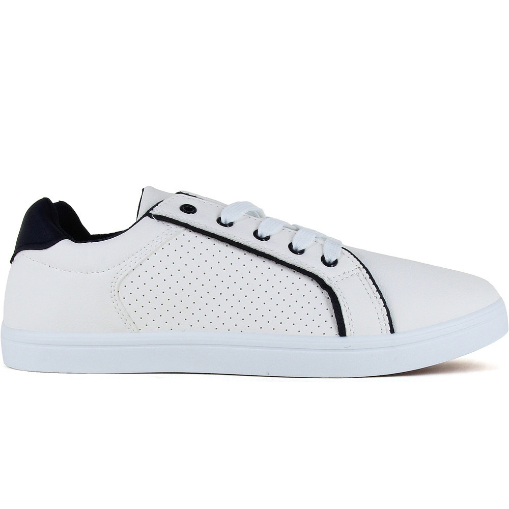 Abery zapatilla clásica hombre HOLES WH lateral exterior