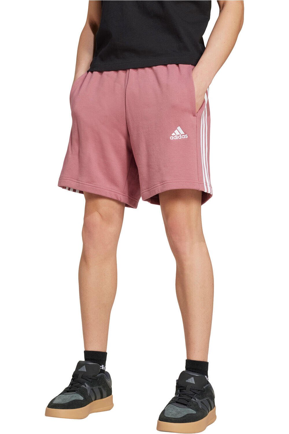 adidas bermudas hombre M 3S FT SHO vista frontal