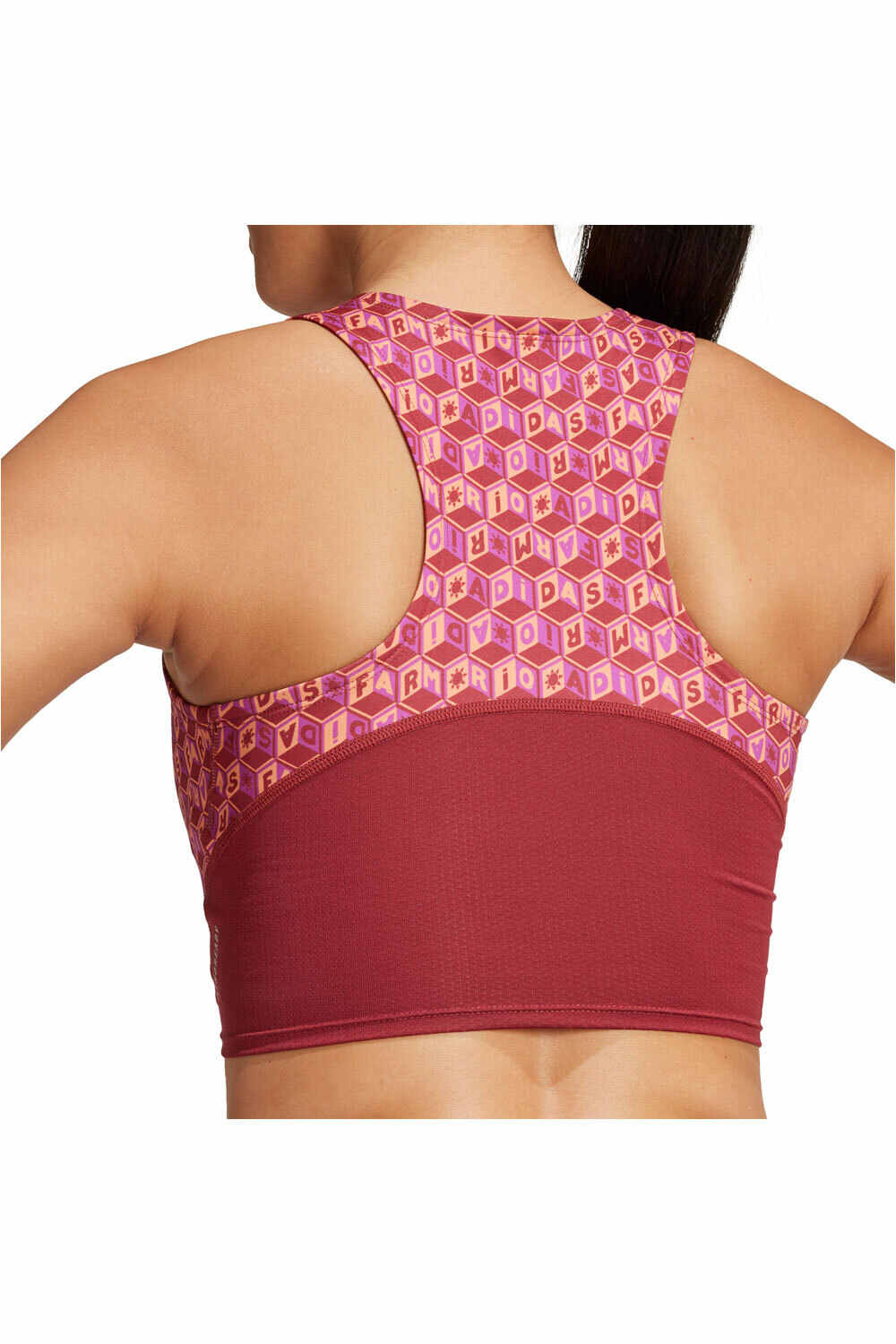 adidas body running mujer AZ FARM CROPTOP vista detalle