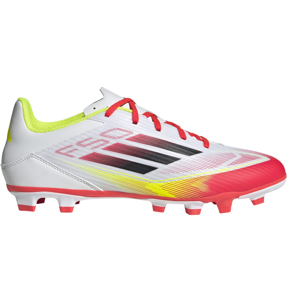 adidas botas de futbol cesped artificial F50 CLUB FG/MG BLRO lateral exterior