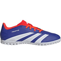 adidas botas de futbol multitaco y terreno duro PREDATOR CLUB TF AZBL lateral exterior