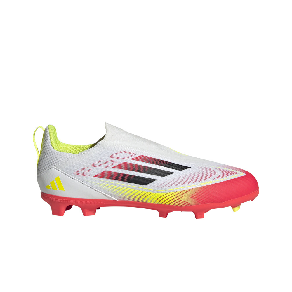 adidas botas de futbol niño cesped artificial F50 LEAGUE LL FG/MG J BLRO lateral exterior