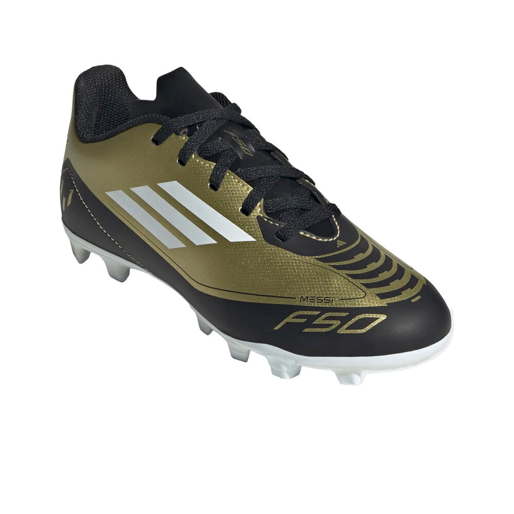 adidas botas de futbol niño cesped artificial F50 MESSI CLUB FxG JR ORBL lateral interior