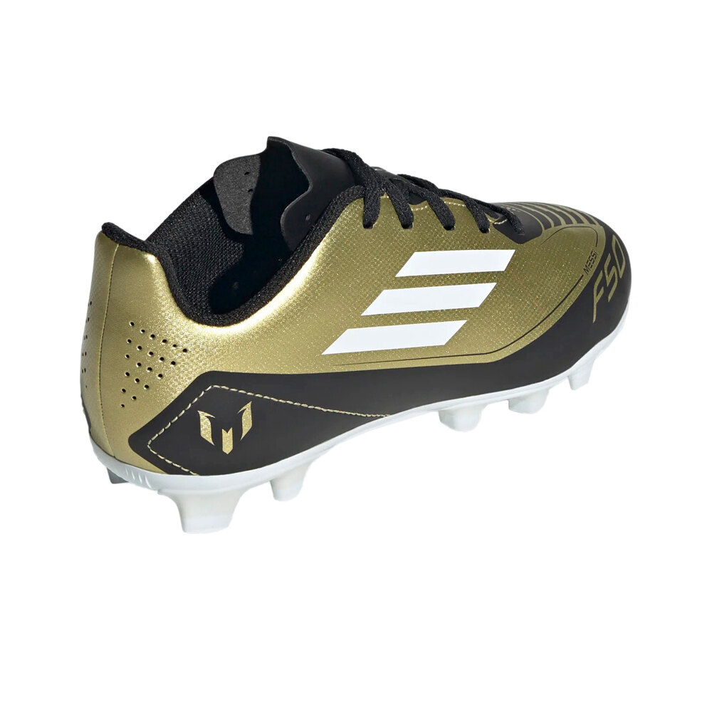 adidas botas de futbol niño cesped artificial F50 MESSI CLUB FxG JR ORBL vista trasera