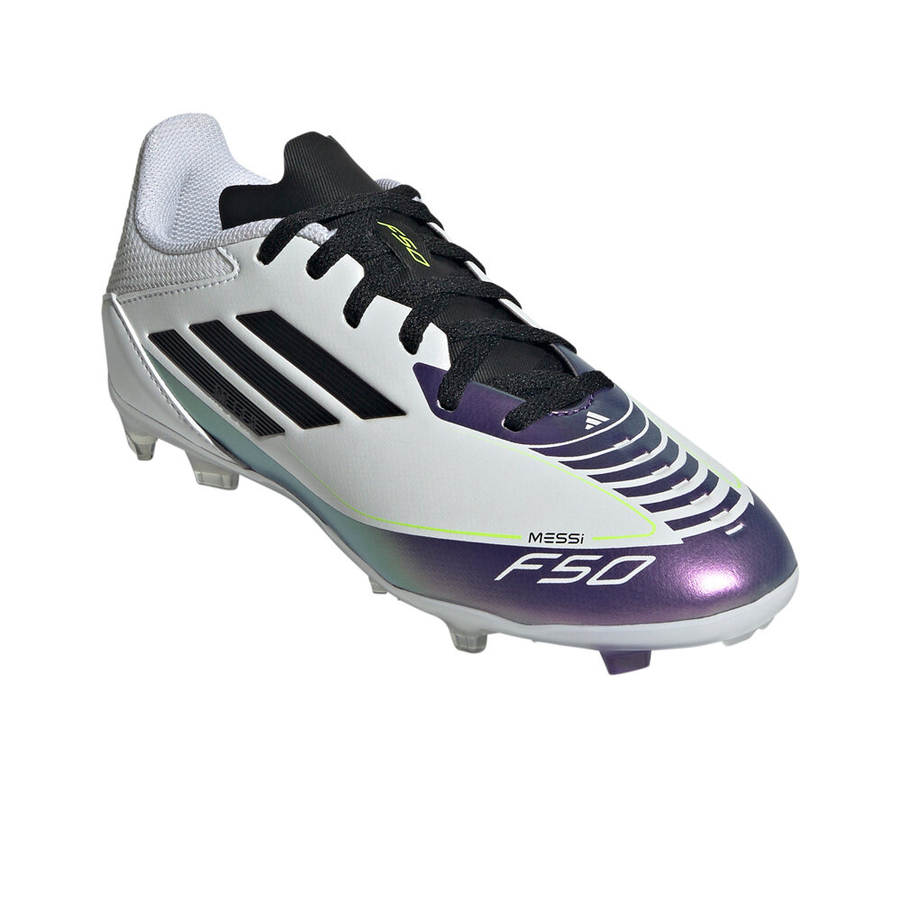 adidas botas de futbol niño cesped artificial F50 MESSI LEAGUE FG/MG JR BLMO lateral interior