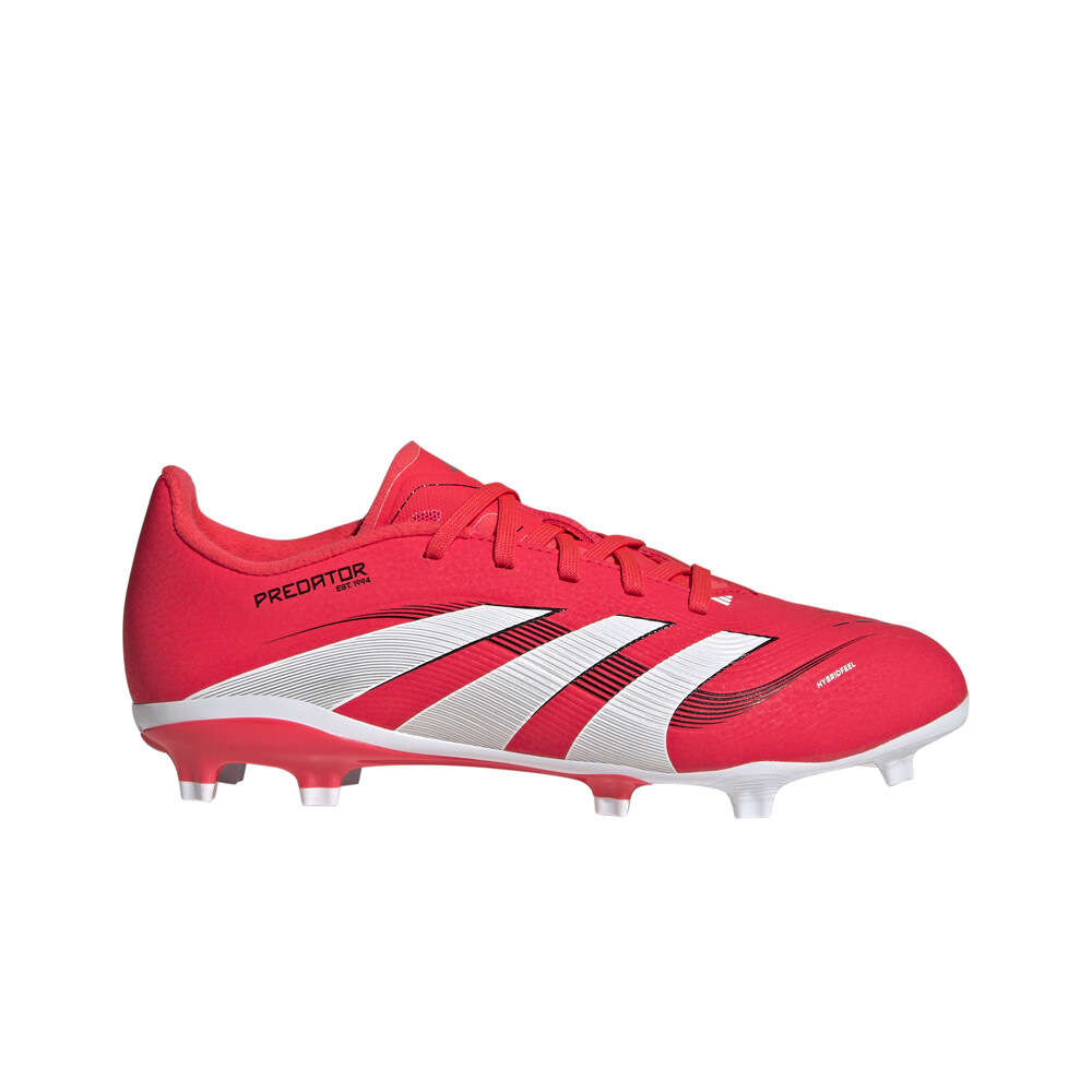 adidas botas de futbol niño cesped artificial PREDATOR LEAGUE FG/MG J ROBL lateral exterior