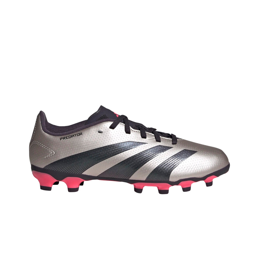 adidas botas de futbol niño cesped artificial PREDATOR LEAGUE MG JR GR lateral exterior