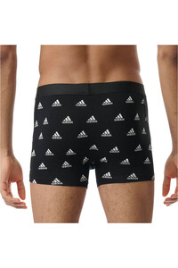 adidas boxer BOXER PACK2 ACTIVE FLEX COTTON vista trasera