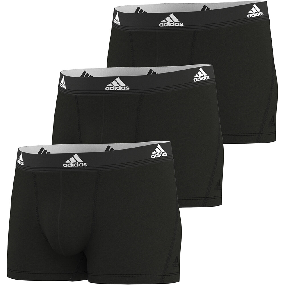 adidas boxer BOXER PACK3 ACTIVE FLEX COTTON vista trasera