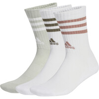 3 STRIPES CUSHIONED SPORTSWEAR CREW SOCKS 3 PAIR PACK