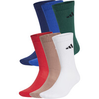 CUSHIONED CREW SOCKS 6P