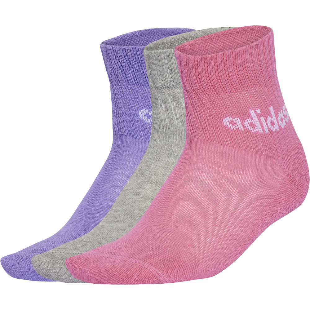 adidas calcetines niño KIDS LIN ANK 5P vista frontal