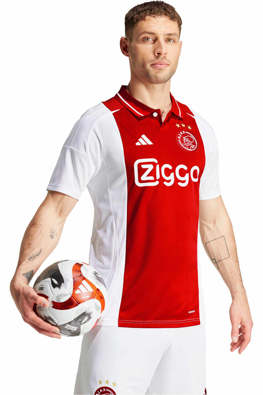 adidas camiseta de fútbol oficiales AJAX 25 H JSY vista detalle