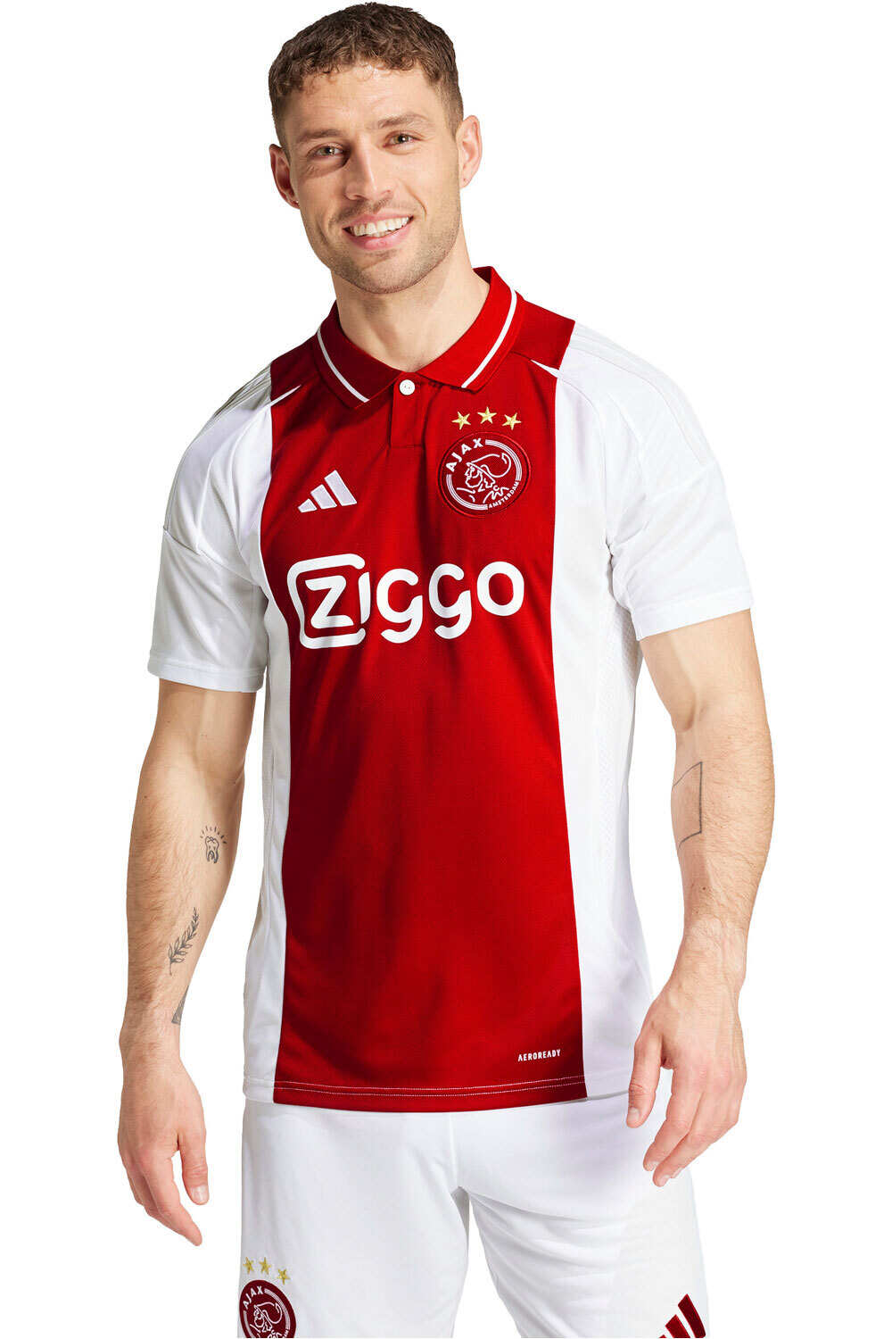 adidas camiseta de fútbol oficiales AJAX 25 H JSY vista frontal