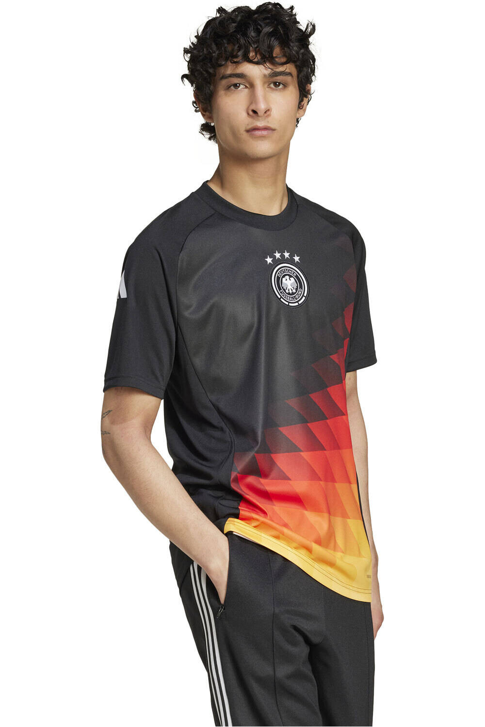 adidas camiseta de fútbol oficiales ALEMANIA 24 PREMATCH vista detalle