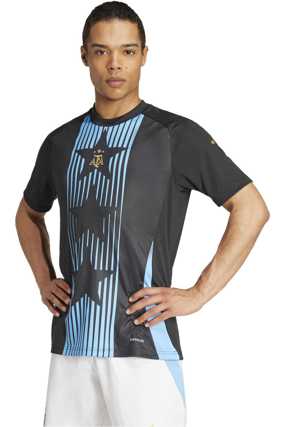 adidas camiseta de fútbol oficiales ARGENTINA 24 PREMATCH vista frontal