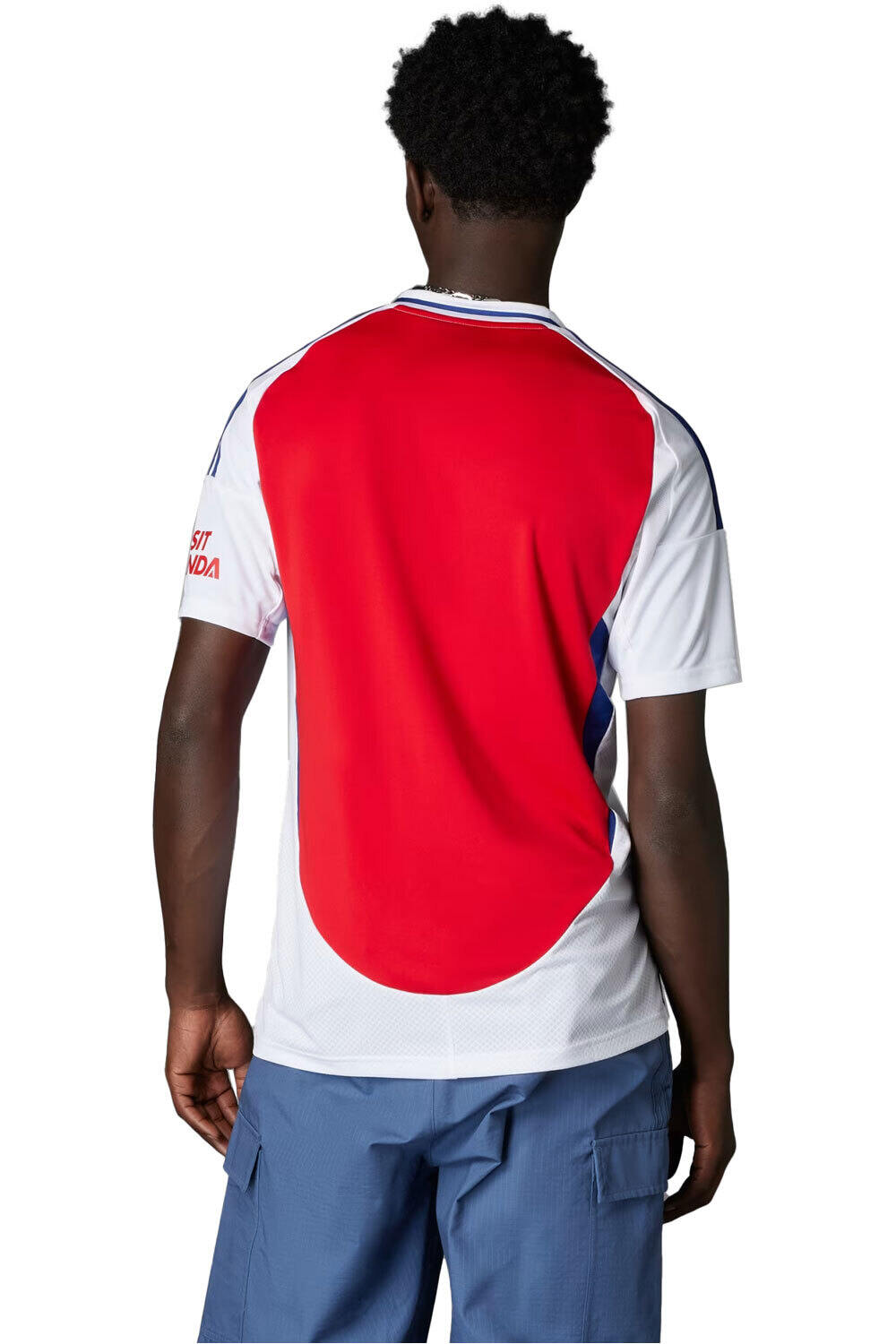 adidas camiseta de fútbol oficiales ARSENAL 25 H JSY ROBL vista trasera