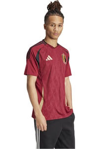 adidas camiseta de fútbol oficiales BELGICA 24 H JSY vista detalle