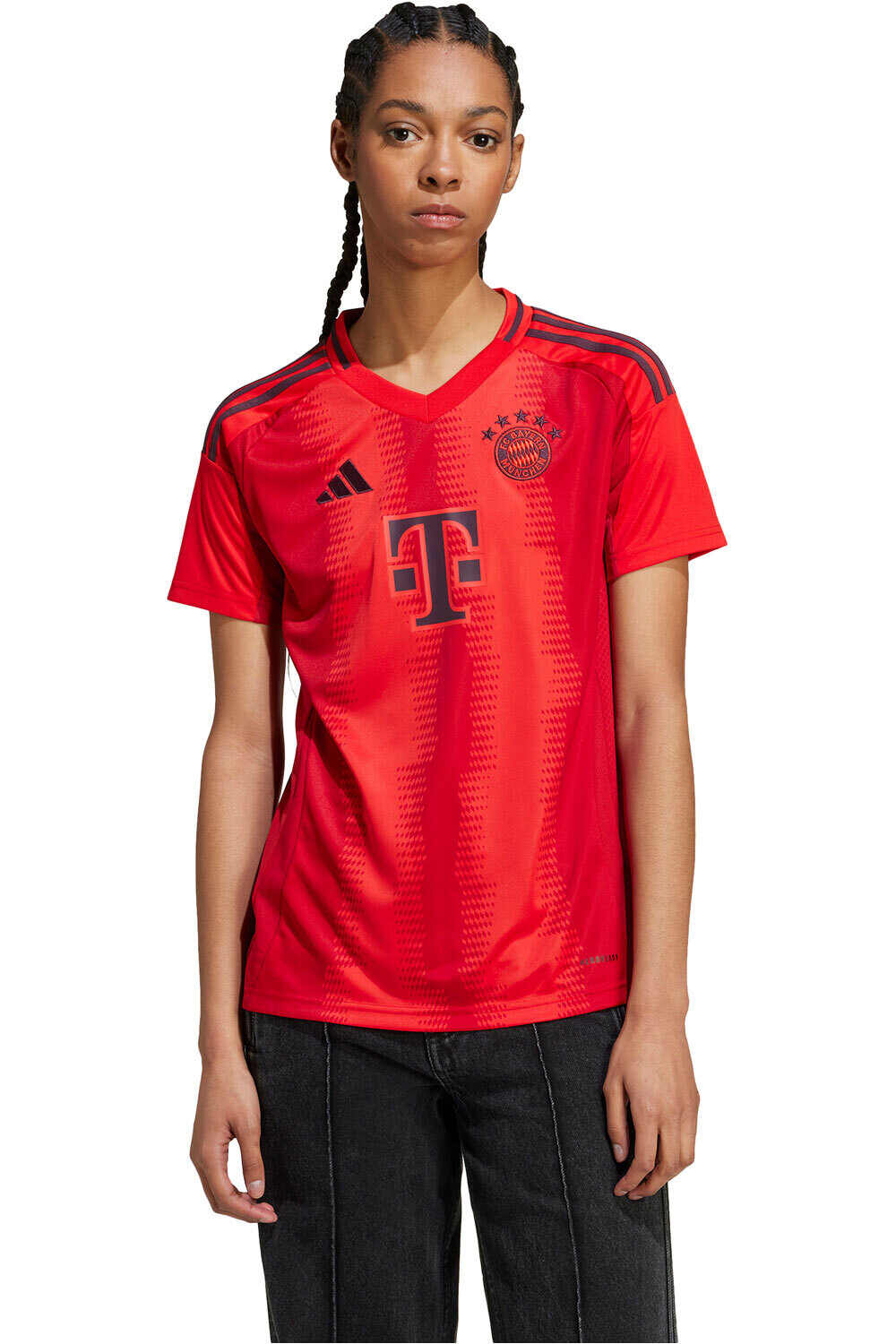 adidas camiseta de fútbol oficiales B.MUNICH 25 H JSY W vista frontal