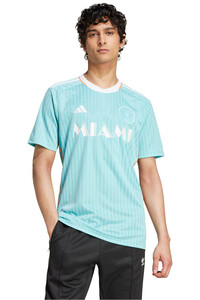 adidas camiseta de fútbol oficiales INTER MIAMI 25  3 JSY vista frontal