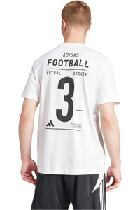 adidas camiseta de fútbol oficiales M FB CAT G T vista trasera