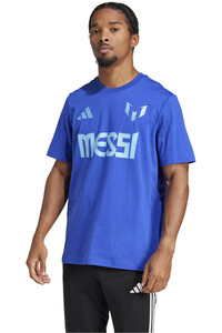 adidas camiseta de fútbol oficiales MESSI N&N G T vista frontal