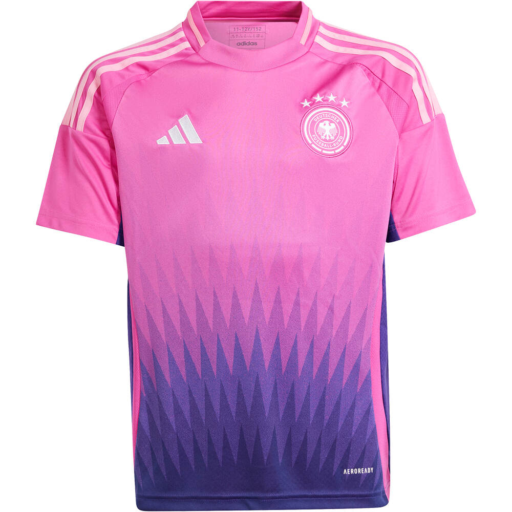 adidas camiseta de fútbol oficiales niño ALEMANIA 24 A JSY Y vista frontal