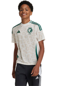 adidas camiseta de fútbol oficiales niño ARABIA SAUDI 25 A JSY Y vista frontal