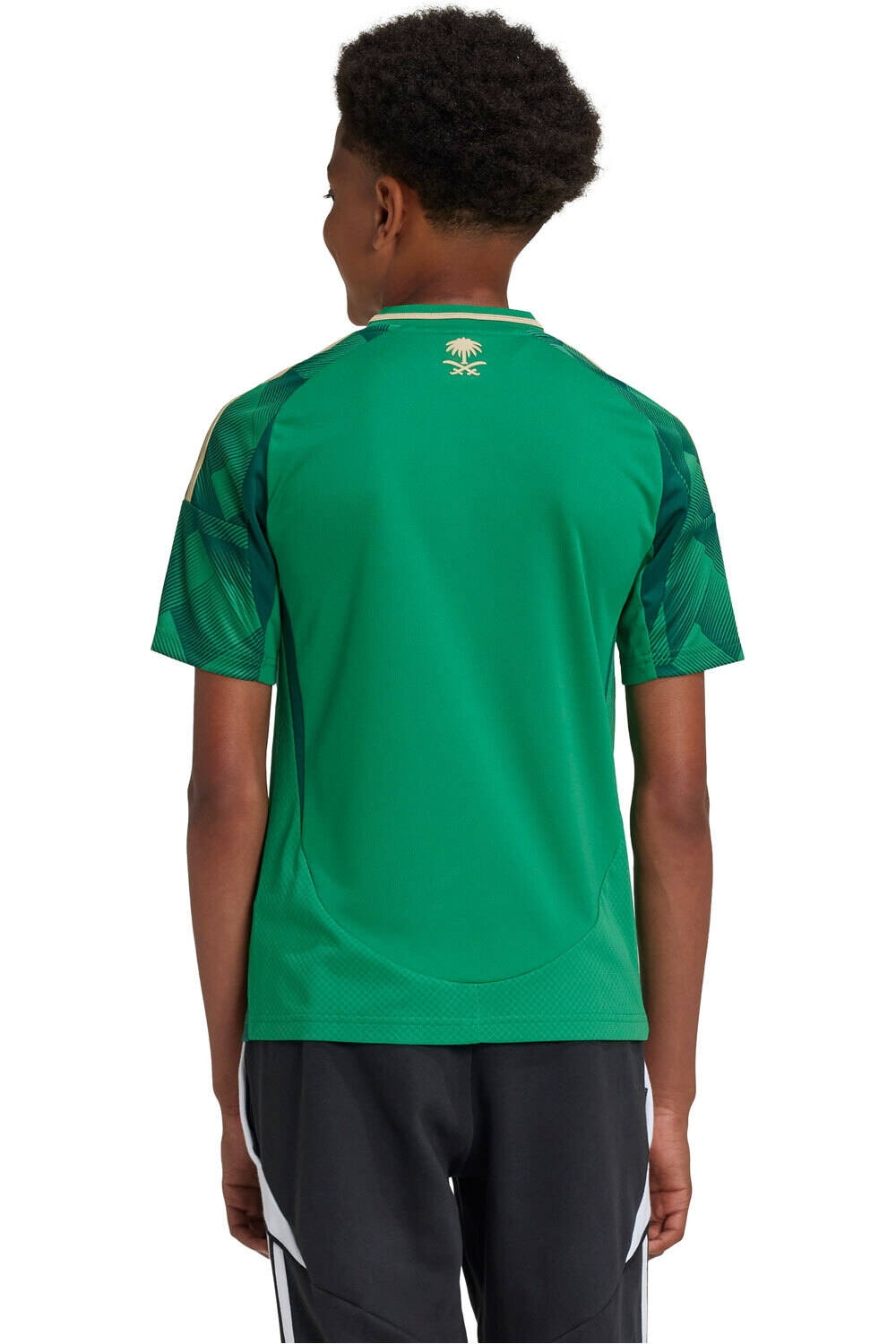 adidas camiseta de fútbol oficiales niño ARABIA SAUDI 25 H JSY Y vista trasera