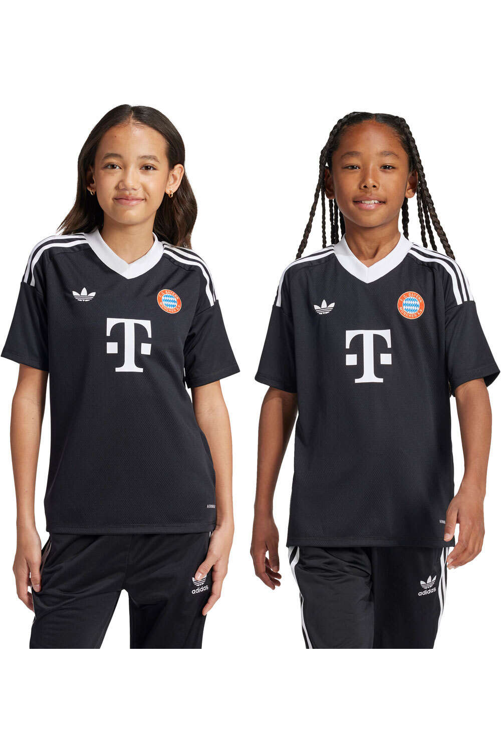 adidas camiseta de fútbol oficiales niño B.MUNICH 25 3 GK JSY Y vista frontal