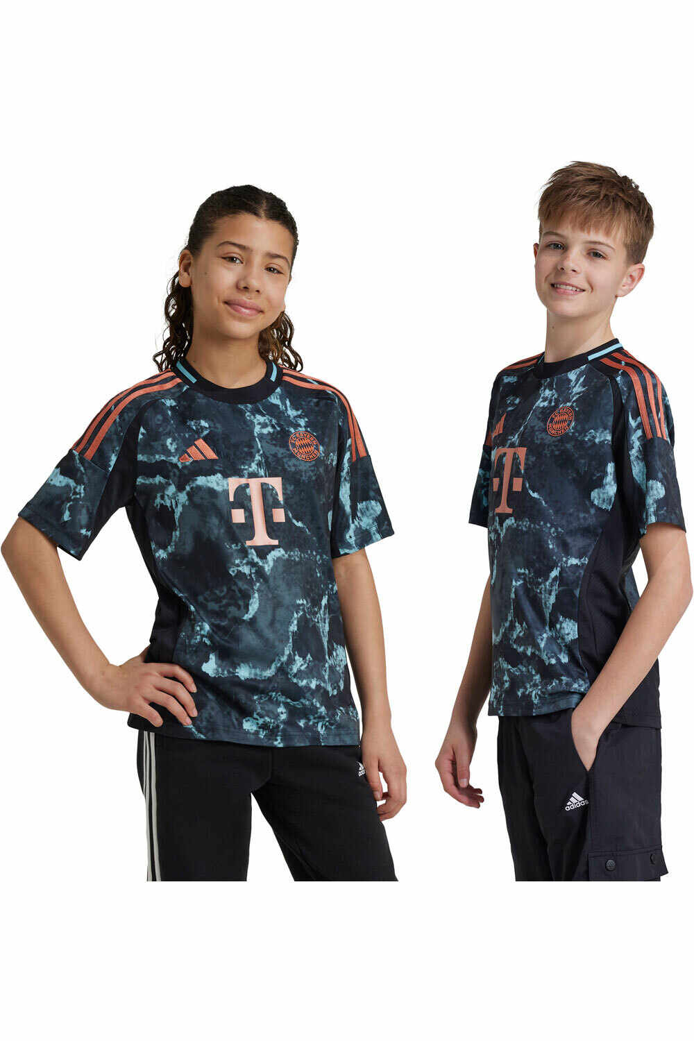 adidas camiseta de fútbol oficiales niño B.MUNICH 25 A JSY Y vista frontal