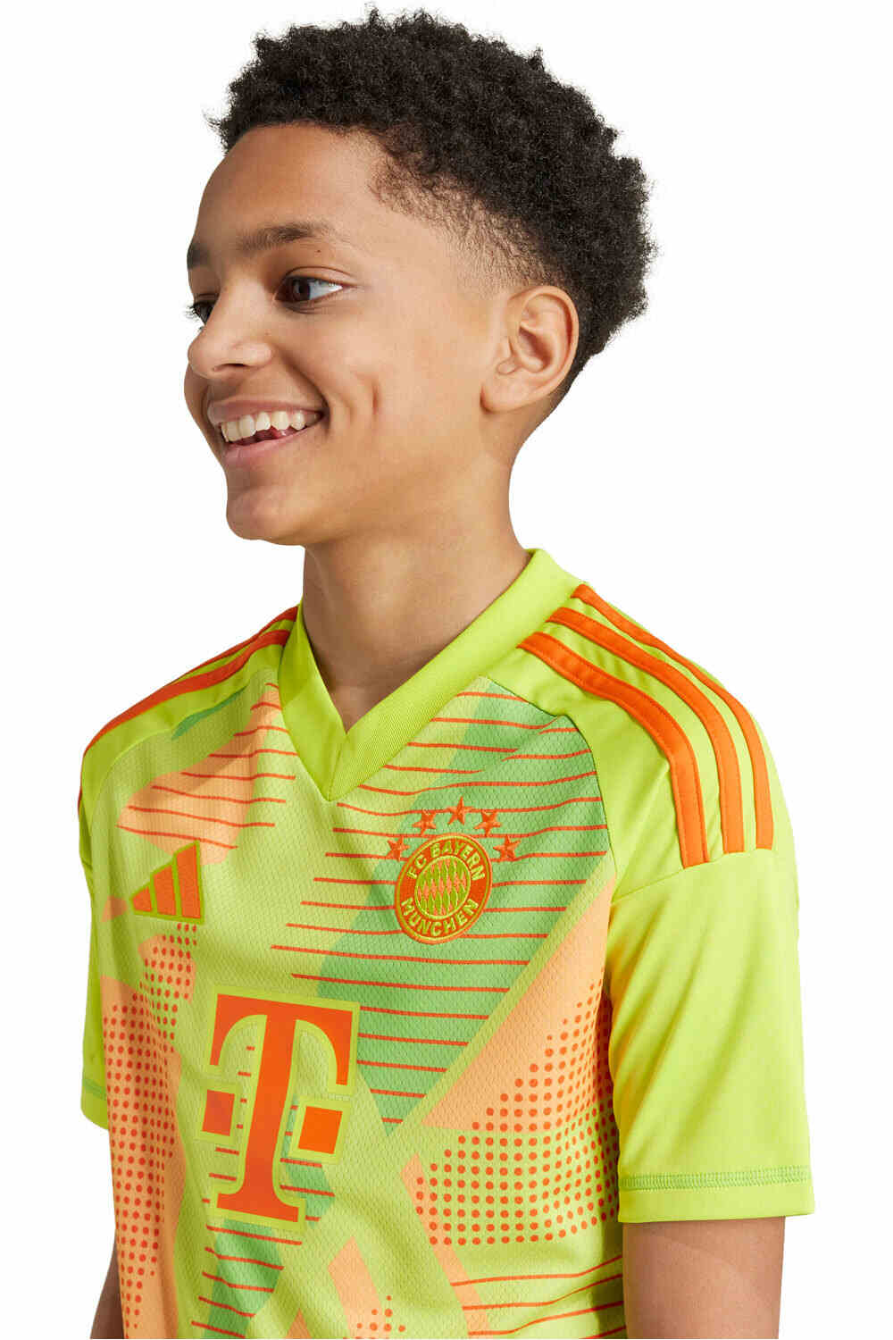 adidas camiseta de fútbol oficiales niño B.MUNICH 25 GK JSY Y vista detalle