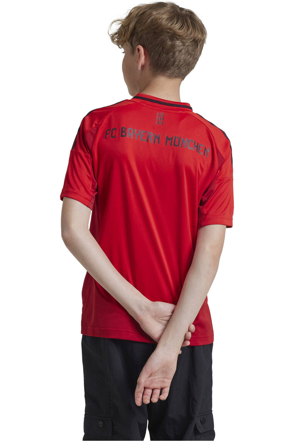 adidas camiseta de fútbol oficiales niño B.MUNICH 25 H JSY Y vista trasera