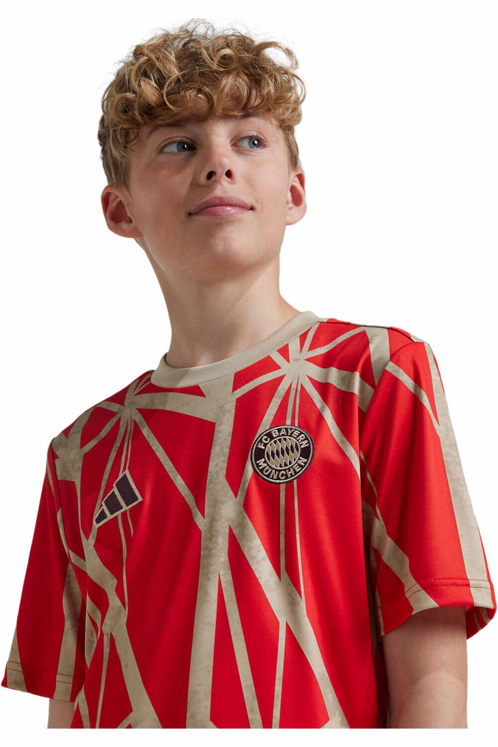 adidas camiseta de fútbol oficiales niño B.MUNICH 25 PRESHI Y vista detalle