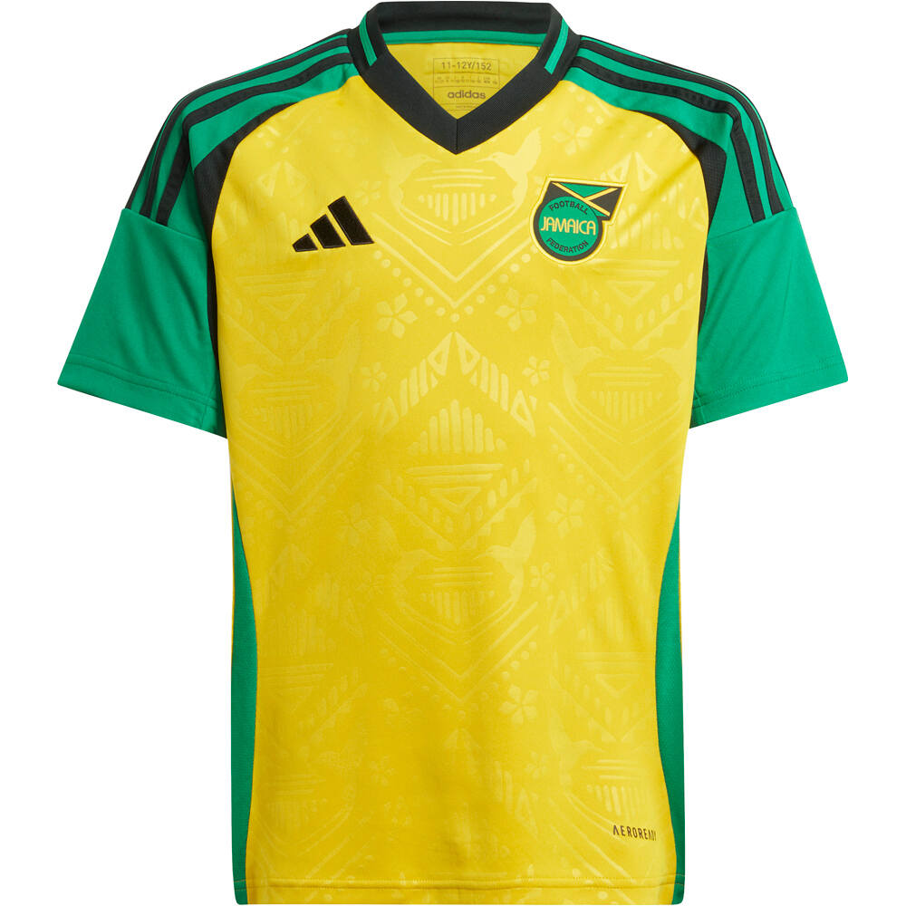 adidas camiseta de fútbol oficiales niño JAMAICA 25 H JSY Y vista detalle