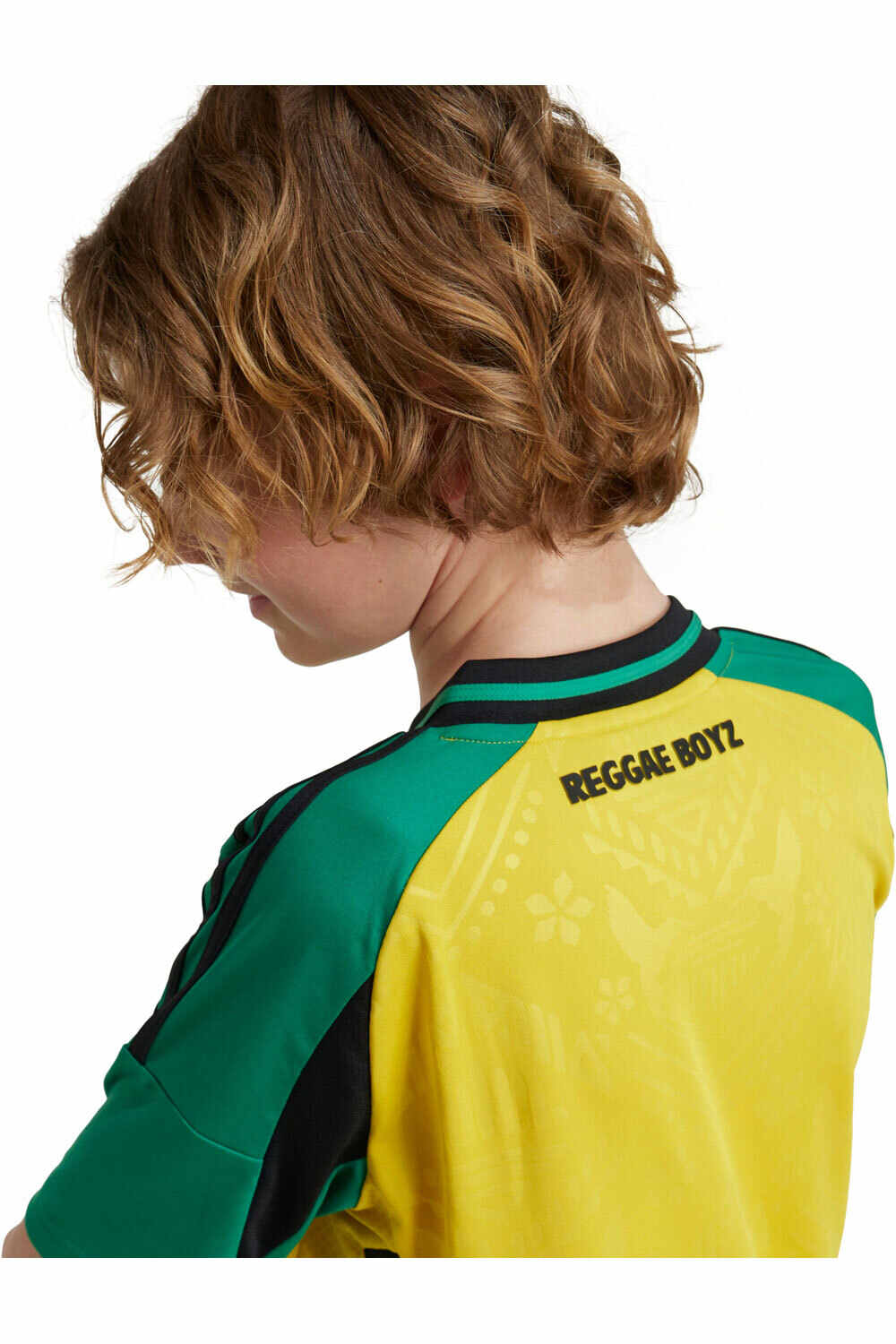 adidas camiseta de fútbol oficiales niño JAMAICA 25 H JSY Y vista trasera