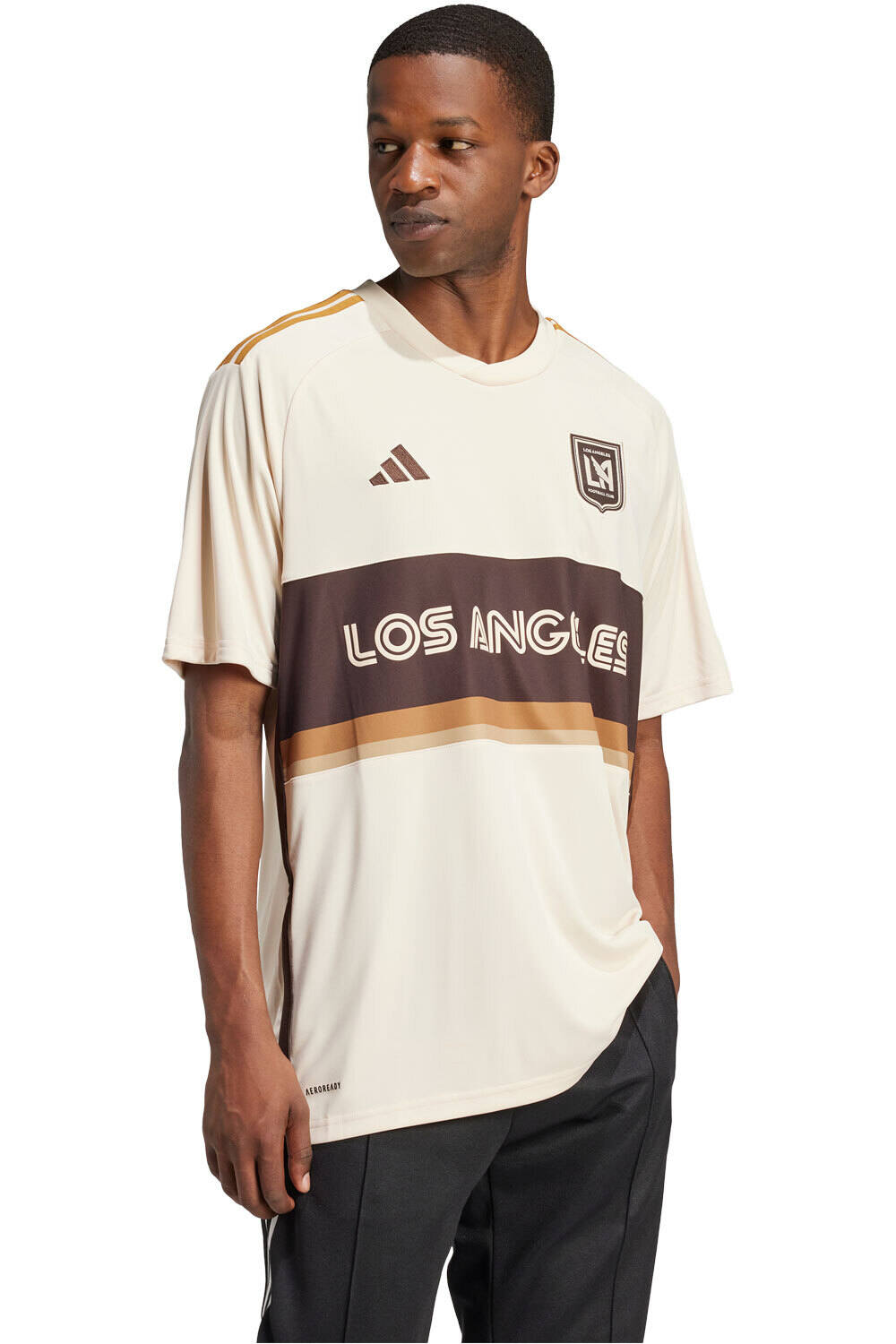 adidas camiseta de fútbol oficiales niño L.ANGELES 25 FC 3 JSY Y vista detalle