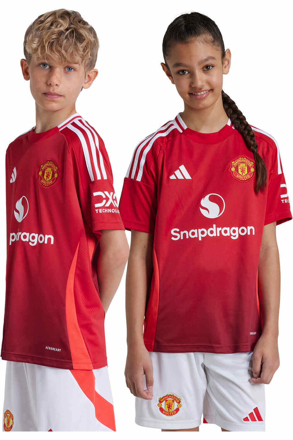 adidas camiseta de fútbol oficiales niño M.UNITED 25 H JSY Y vista frontal