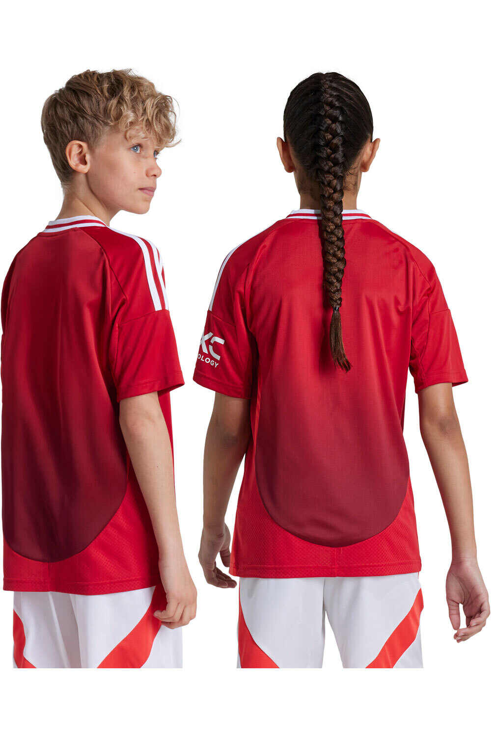 adidas camiseta de fútbol oficiales niño M.UNITED 25 H JSY Y vista trasera